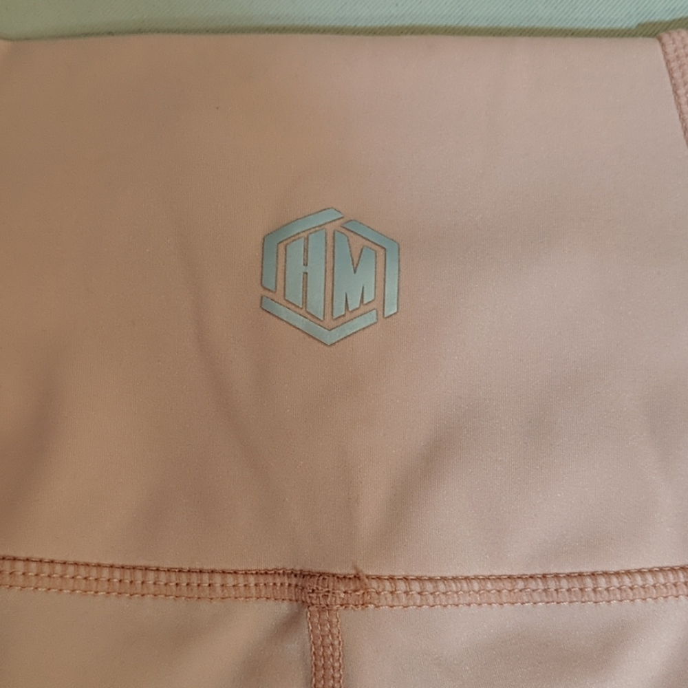 HM high-waisted peach leggings NWOT - Picture 6 of 8